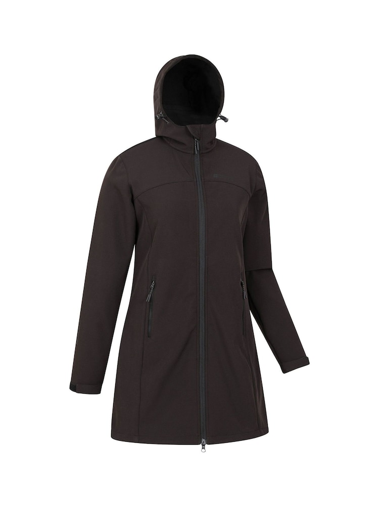 Mountain Warehouse Womens Exodus Water Resistant Softshell Coat - Image 3 of 5