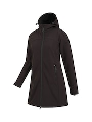 Abrigo de mujer impermeable de softshell Exodus de Mountain Warehouse - Imagen 5 de 5