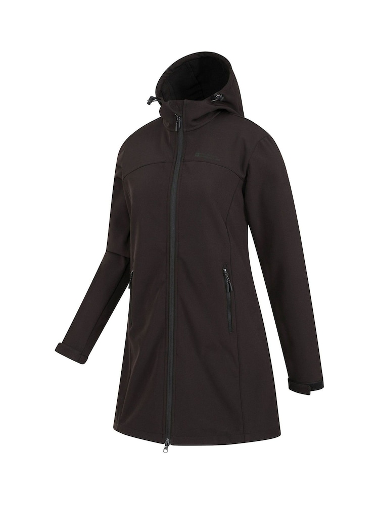Abrigo de mujer impermeable de softshell Exodus de Mountain Warehouse - Imagen 5 de 5