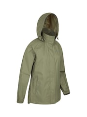 Mountain Warehouse Khaki Green Pakka II Womens Waterproof Jacket - Image 3 of 4