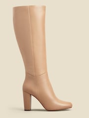 Sosandar Natural Leather Knee High Boots - Image 1 of 4