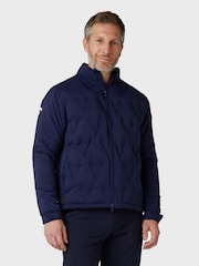 Callaway Apparel Mens Blue Golf Chev Welded Quilted Jacket - Image 1 of 5