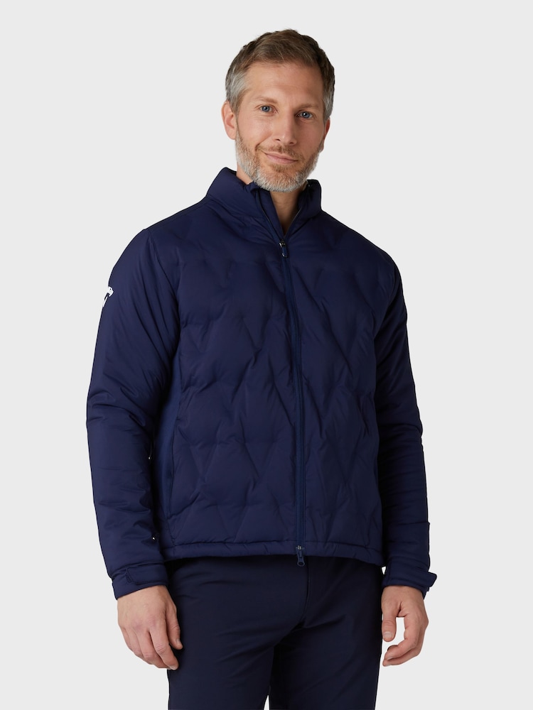 Callaway Apparel Mens Blue Golf Chev Welded Quilted Jacket - Image 1 of 5