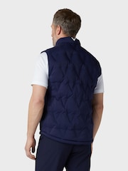 Callaway Apparel Mens Blue Golf Chev Welded Quilted Vest - Image 2 of 4