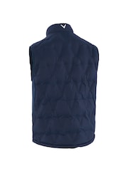 Callaway Apparel Mens Blue Golf Chev Welded Quilted Vest - Image 4 of 4