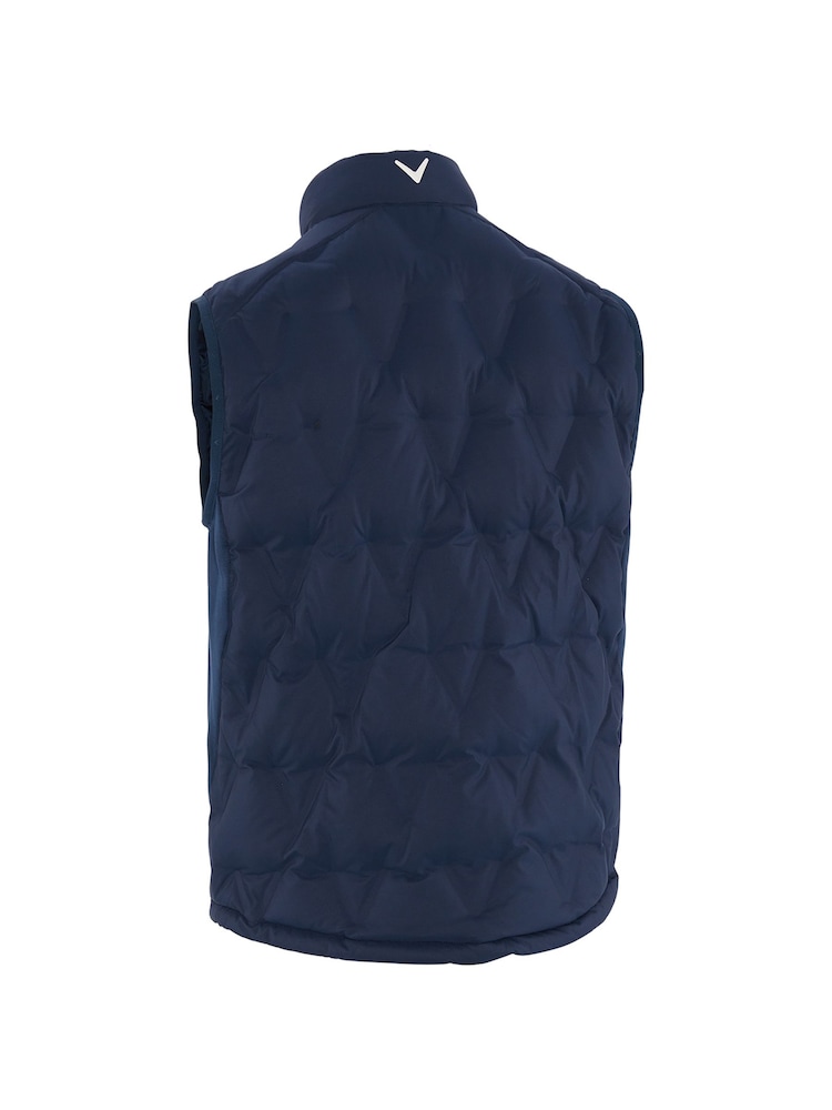 Callaway Apparel Mens Blue Golf Chev Welded Quilted Vest - Image 4 of 4