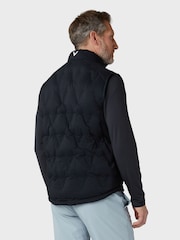 Callaway Apparel Mens Golf Chev Welded Black Quilted Gilet - Изображение 2 из 4