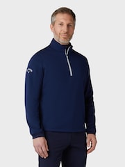 Callaway Apparel Mens Blue Golf Hex Fleece - Image 1 of 6