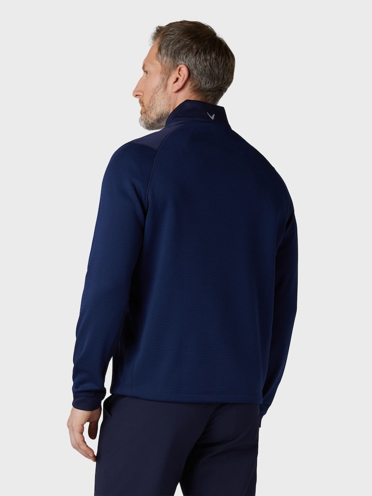 Callaway Apparel Mens Blue Golf Hex Fleece - Image 2 of 6
