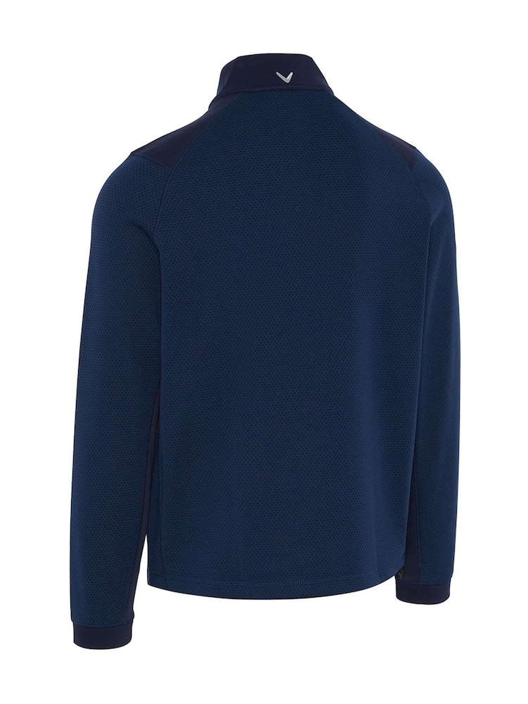 Callaway Apparel Mens Blue Golf Hex Fleece - Image 6 of 6