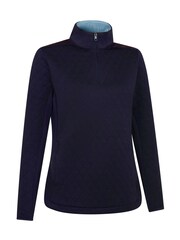 Callaway Apparel Ladies Blue Golf Quilted Fleece - Image 5 of 6