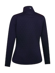 Callaway Apparel Ladies Blue Golf Quilted Fleece - Image 6 of 6
