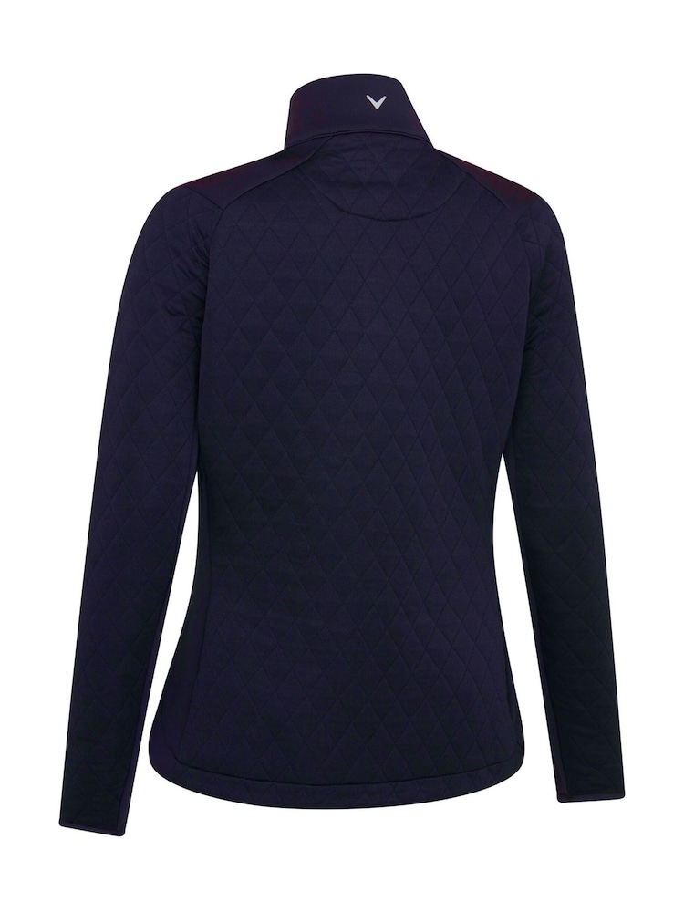 Callaway Apparel Ladies Blue Golf Quilted Fleece - Image 6 of 6