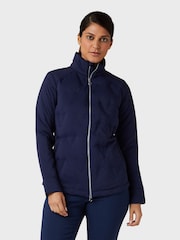 Callaway Apparel Ladies Blue Golf Chev Primaloft Quilted Jacket - Image 1 of 4