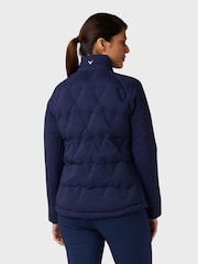 Callaway Apparel Ladies Blue Golf Chev Primaloft Quilted Jacket - Image 2 of 4