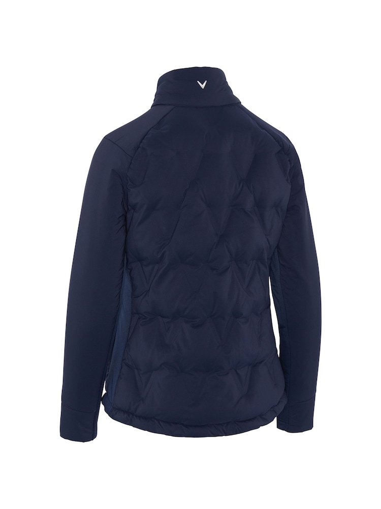 Callaway Apparel Ladies Blue Golf Chev Primaloft Quilted Jacket - Image 4 of 4