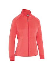 Callaway Apparel Ladies Pink Golf Midweight Waffle Fleece - Image 3 of 4