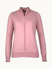 Callaway Apparel Ladies Golf Pink Lined Windstopper Full Zipped Sweater - Image 3 of 5
