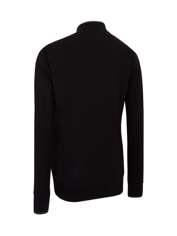 Callaway Apparel Ladies Blue Golf Lined Windstopper Full Zipped Sweater - Image 4 of 4 Callaway Apparel Ladies Blue Golf Lined Windstopper Full Zipped Sweater - Image 4 of 4