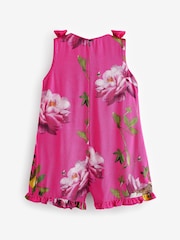 Baker by Ted Baker Pink Floral Playsuit - Image 2 of 4