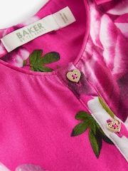 Baker by Ted Baker Pink Floral Playsuit - Image 4 of 4