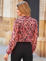 Sosandar Natural Blouson Sleeve Shirt - Image 2 of 4