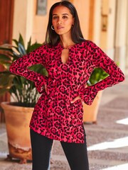Sosandar Animal Bar Detail Tunic - Image 4 of 5