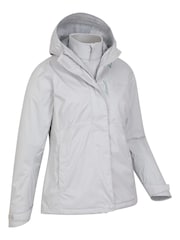 Mountain Warehouse Grey Womens Whirlwind Waterproof 3 In 1 Jacket - Image 3 of 6