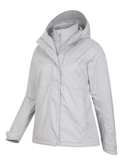 Mountain Warehouse Grey Womens Whirlwind Waterproof 3 In 1 Jacket - Image 5 of 6