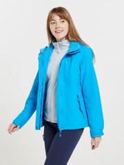 Mountain Warehouse Blue Womens Storm Waterproof 3 In 1 Jacket - Image 3 of 6