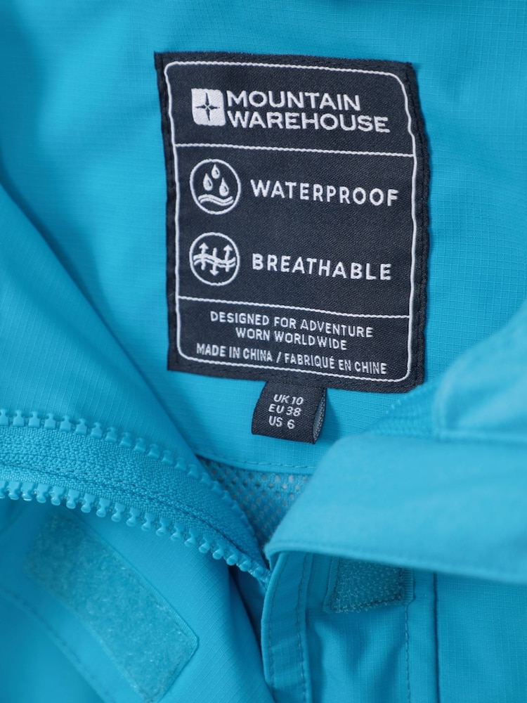 Mountain Warehouse Blue Womens Storm Waterproof 3 In 1 Jacket - Image 6 of 6