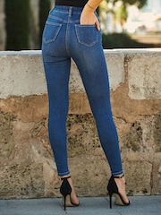 Sosandar Blue Wash Comfort Jeans - Image 2 of 5