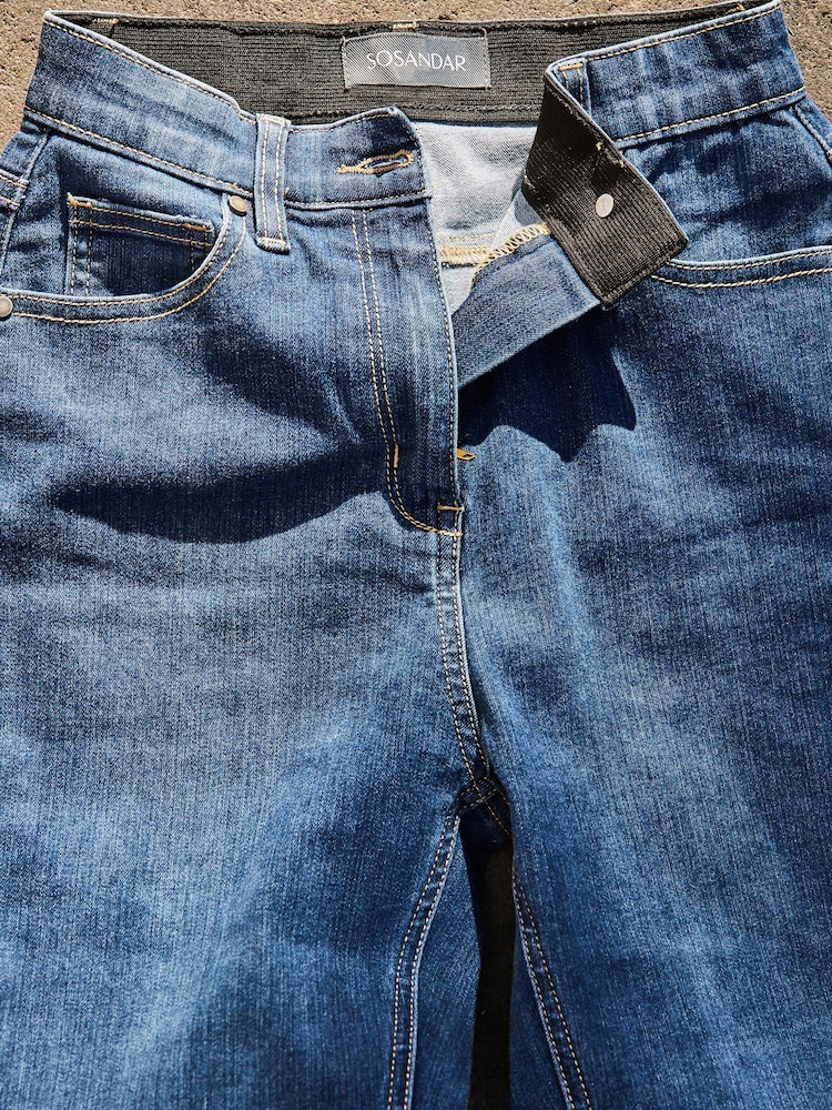 Sosandar Blue Wash Comfort Jeans - Image 5 of 5