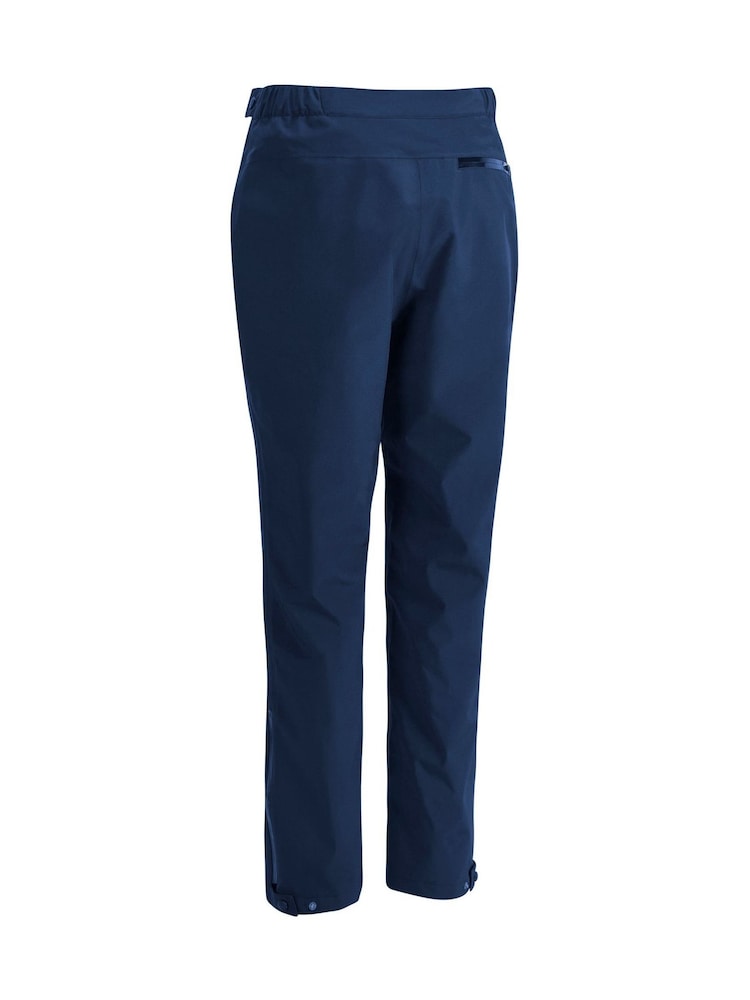 Callaway Apparel Ladies Blue Golf Liberty Waterproof Trousers - Image 5 of 5