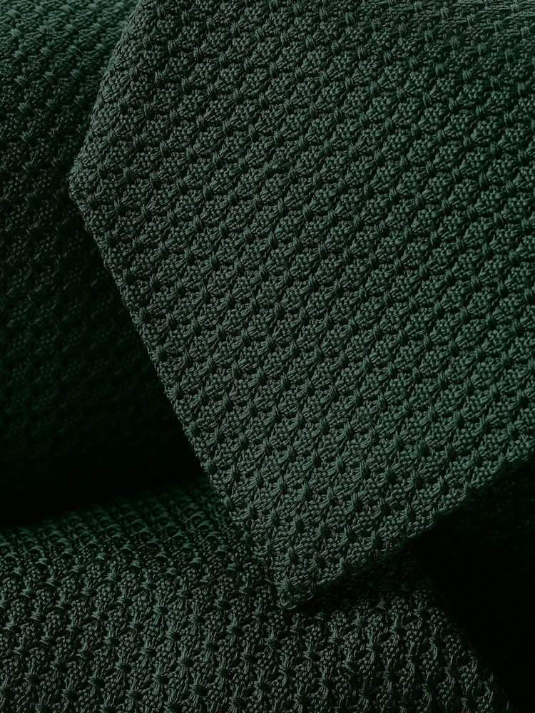 Charles Tyrwhitt Green Grenadine Italian Tie - Image 2 of 2