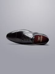 Charles Tyrwhitt Black High Shine Leather Made In England Oxford Shoes - Image 2 of 3