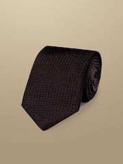 Charles Tyrwhitt Red Grenadine Italian Tie - Image 1 of 2