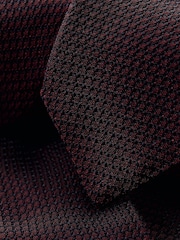 Charles Tyrwhitt Red Grenadine Italian Tie - Image 2 of 2