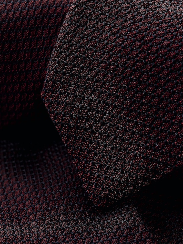 Charles Tyrwhitt Red Grenadine Italian Tie - Image 2 of 2