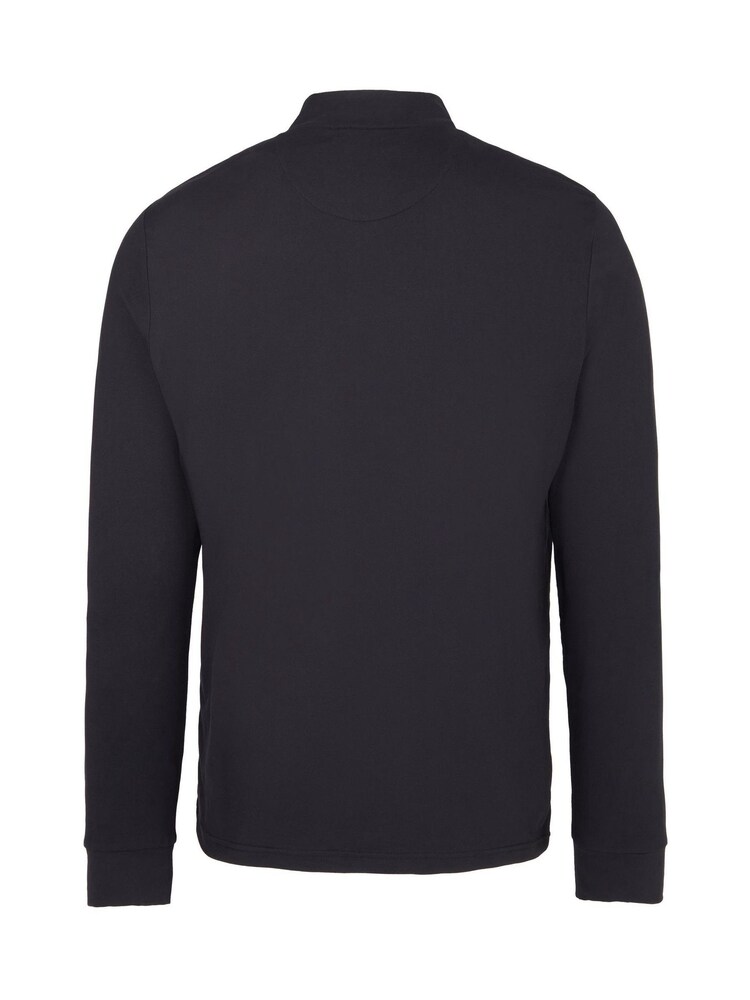 Original Penguin Golf Mens Lightweight Quarter Zip Heritage Block Pullover Black Jacket - Image 7 of 7