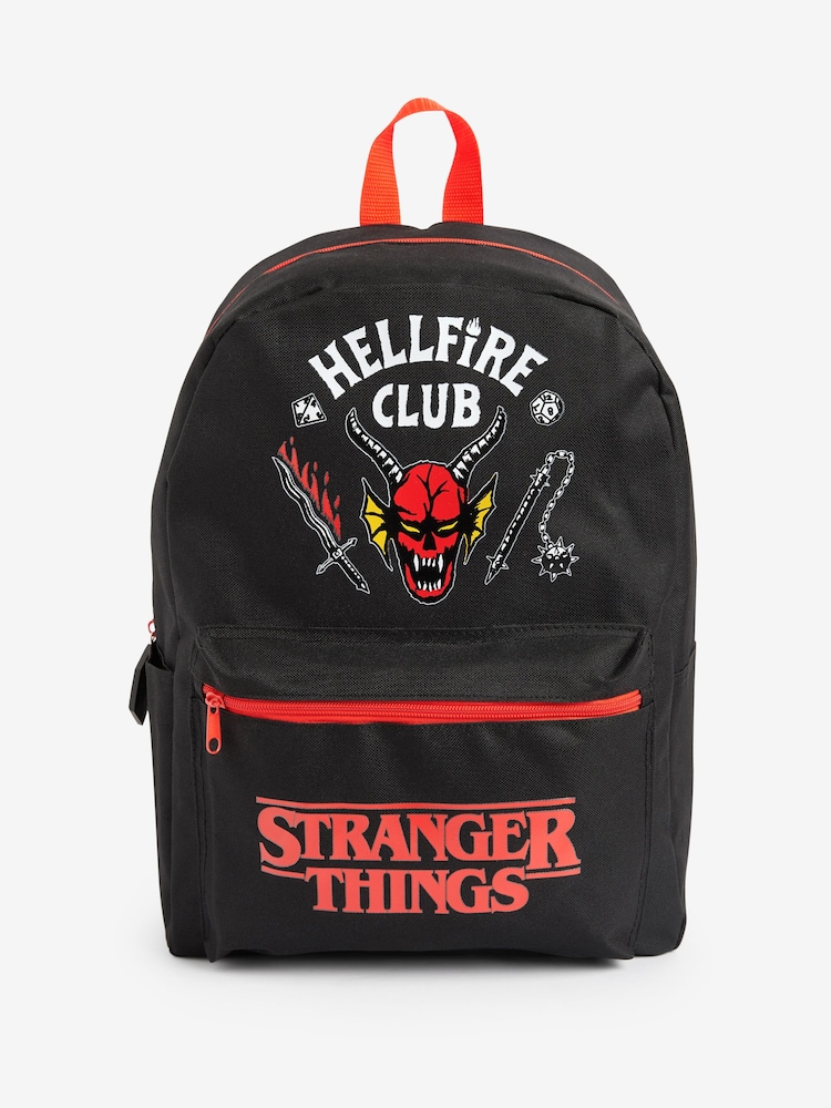 Vanilla Underground Black Stranger Things Unisex Single Backpack - Image 1 of 6