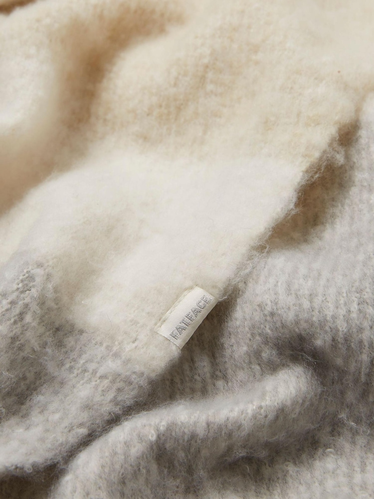 FatFace Natural Talia Stripe Scarf - Image 2 of 2