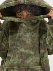 Sweat à capuche FatFace oversize camouflage - Image 3 de 5
