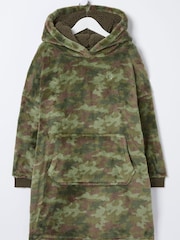 Sweat à capuche FatFace oversize camouflage - Image 5 de 5