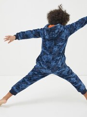 FatFace Blue Camo Onesie - Image 2 of 5