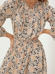 FatFace Black Beth Damask Floral Maxi Dress - Image 5 of 6