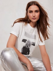 Mint Velvet White Brigitte Bardot T-Shirt - Image 1 of 4