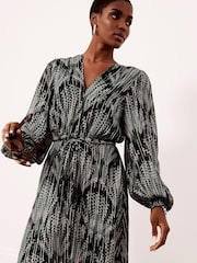 Mint Velvet Green Jacquard Mini Dress - Image 1 of 4