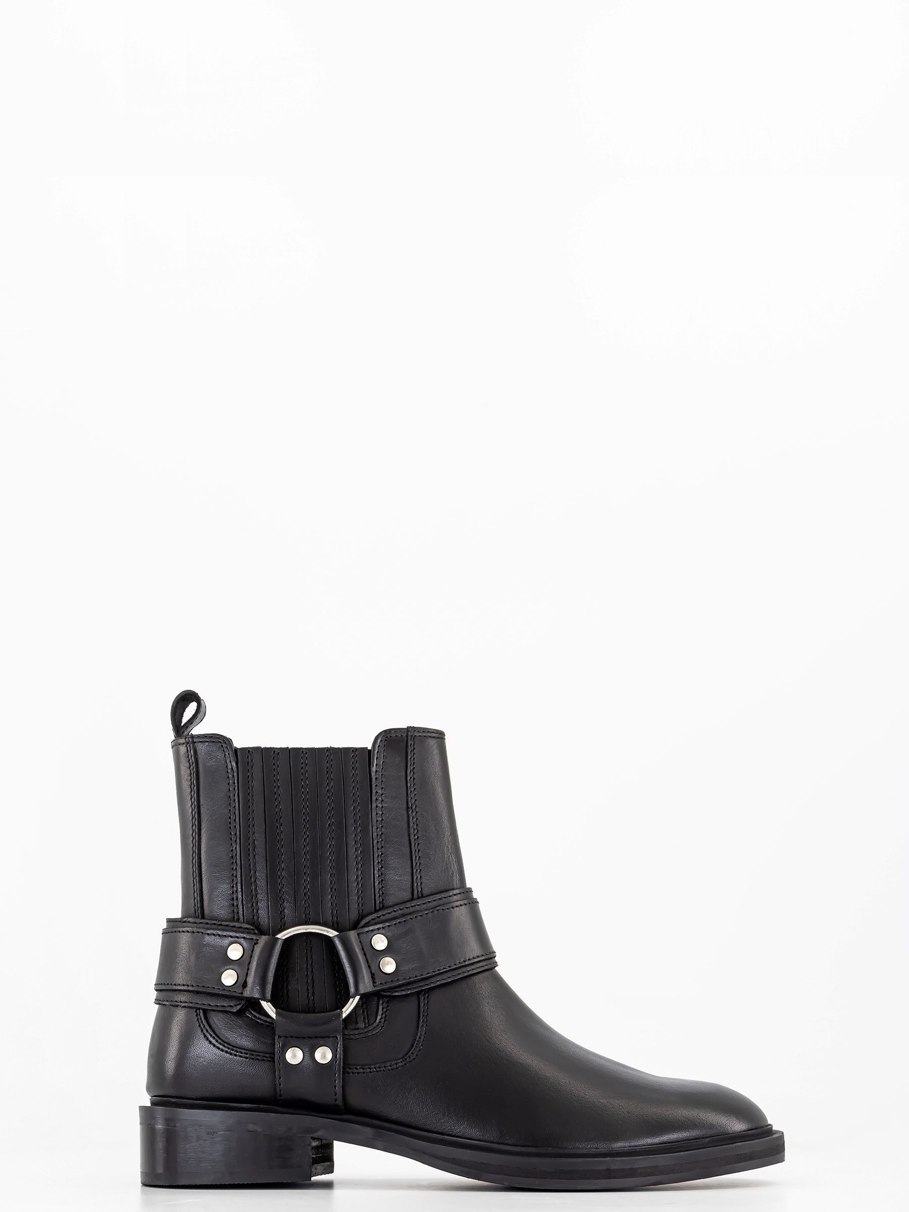 Buy Office Black Leather Chelsea Boots With Lug Sole Hardware from Next Luxembourg