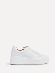 Linzi White Twyla Platform Trainers - Image 2 of 5